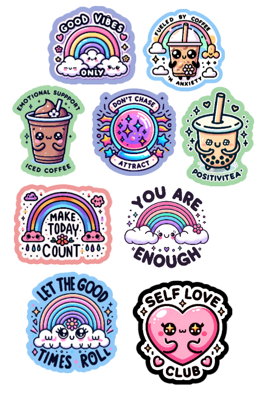Stickers goodvibes (iets groter)