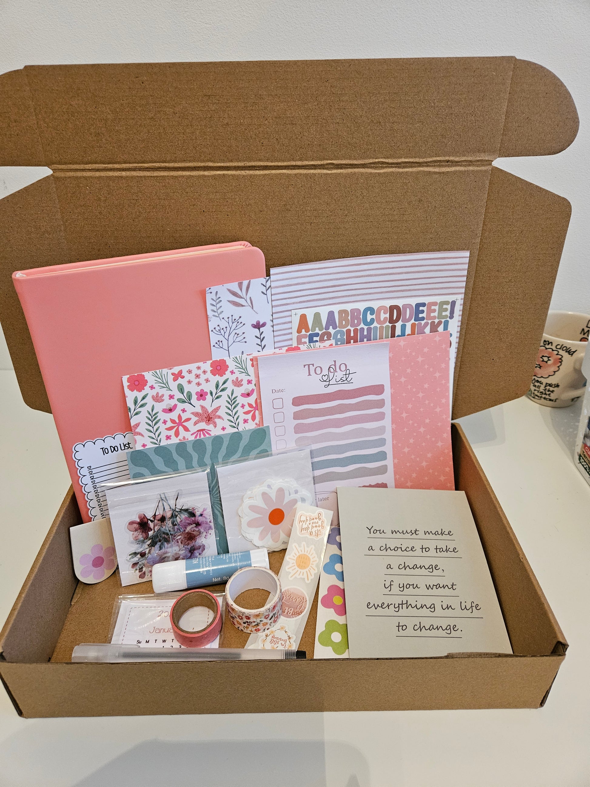 Journal starterspakket ROZE basiskleur
