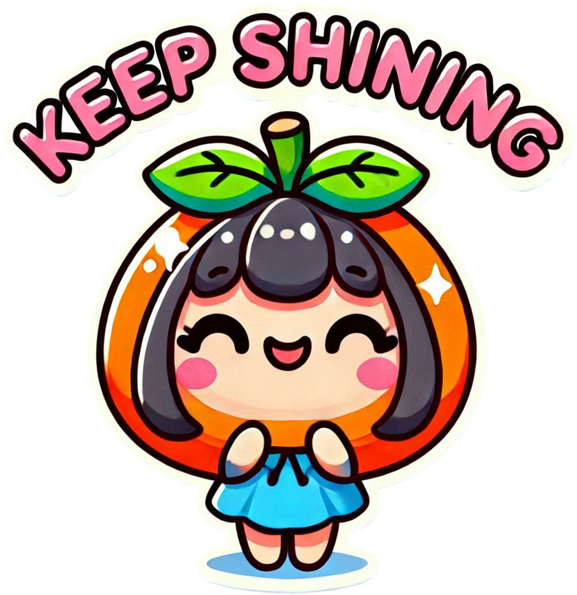 Sticker Keep Shining (groot)