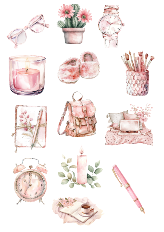 Stickers scrapbook style