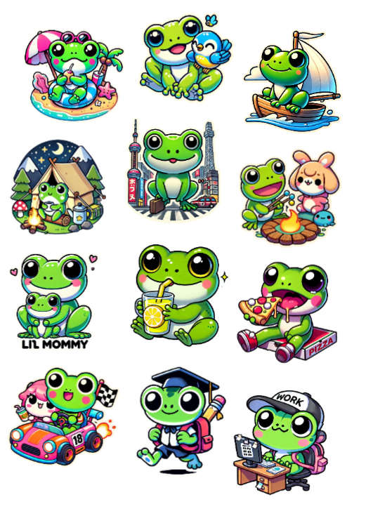 Stickers Froggie
