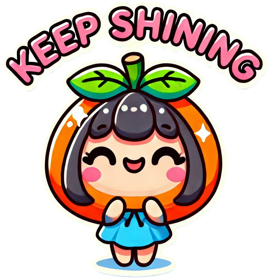 Sticker Keep Shining (groot)