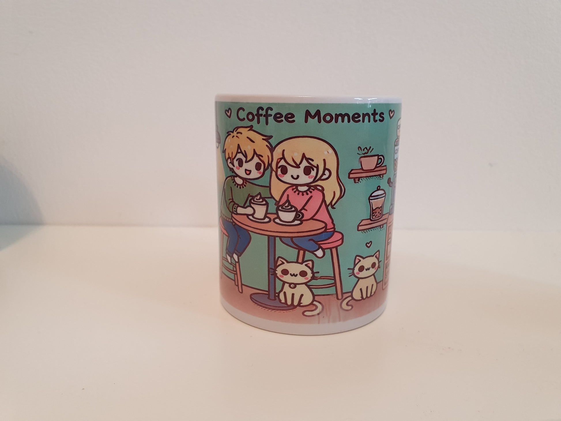 Mok coffee moments gezellig met katjes