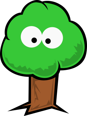 Sticker boomfiguur (groot)